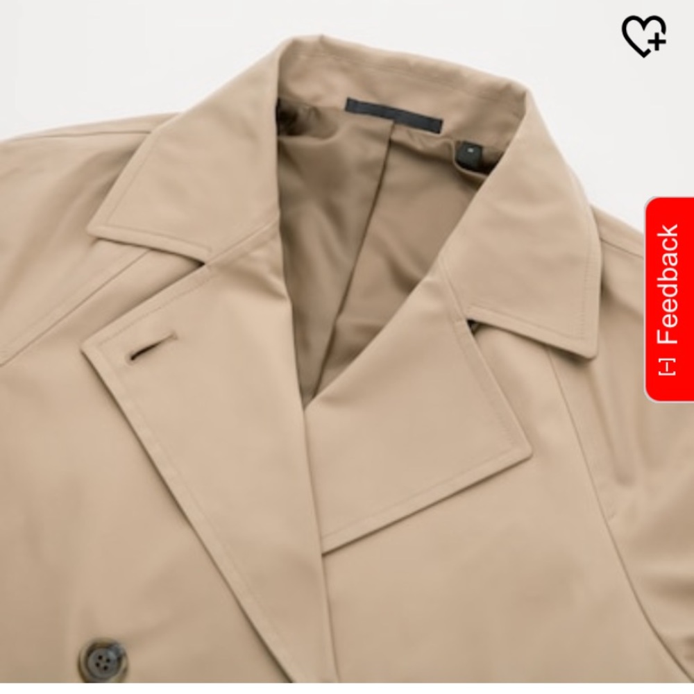 Uniqlo Women’s trench coat in tan - S